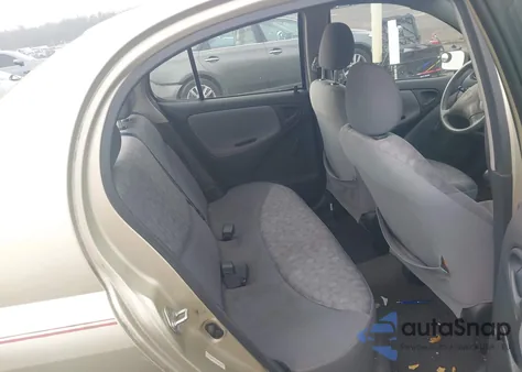 2002 Toyota Echo из США, поврежденный, VIN JTDBT123720256572